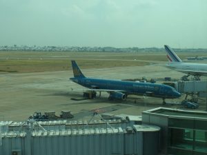 Самолет Vietnam Airlines, рейс Москва-Хошимин